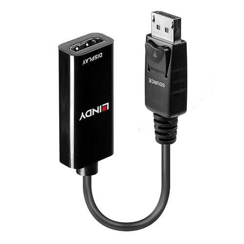 Konwerter DisplayPort do HDMI LINDY czarny na Arena.pl