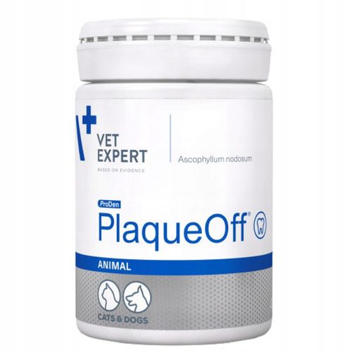 Proszek do zębów preparat dla psów i kotów Vet Expert Plaque Off 20 g na Arena.pl