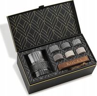 Zestaw do WHISKY prezent granitowe kamienie + szklanka 340ml