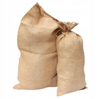 Duży mocny wytrzymały jutowy worek upominkowy XXL na prezenty 60x100 - 5szt