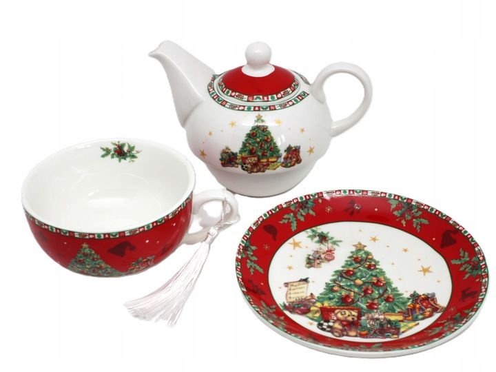 ŚWIĄTECZNY DZBANEK Z FILIŻANKĄ TEA FOR ONE zdjęcie 4