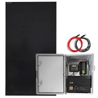 ZESTAW FOTOWOLTAICZNY 170W Z AKUMULATOREM 100AH PRZETWORNICĄ 1000W