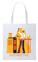 Dla Kucharza Kucharki Torba Eco Biała Shopper Z Nadrukiem Ze Zdjęciem