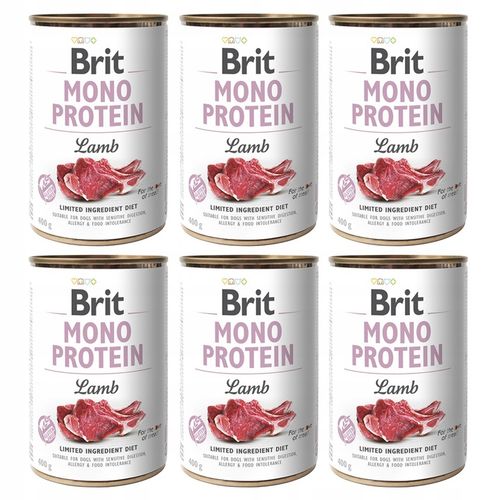 Brit Mono Protein Lamb Mokra Karma dla Psa 6x400g na Arena.pl