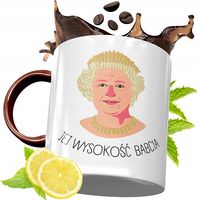 Kubek Bordowy Dla Babci Na Urodziny Prezent Z Nadrukiem Ze Zdjęciem