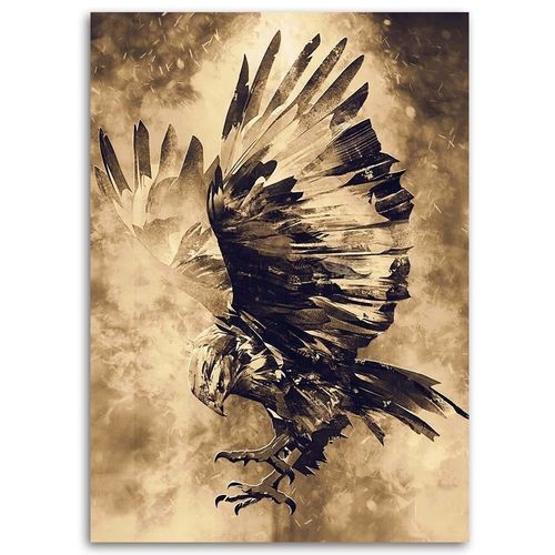Obraz na płótnie – Canvas, Polujący orzeł 70x100 na Arena.pl