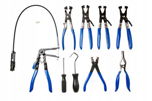 SZCZYPCE DO OPASEK ZACISKOWYCH ZESTAW 9 ELEMENTÓW OSŁON SZCZYPIEC CLICK-R na Arena.pl