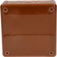 Puszka brązowa nt 110x110x35 z gumami 051-02 ViPlast