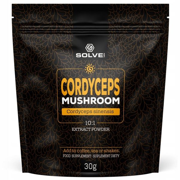 CORDYCEPS SINENSIS 10:1 EKSTRAKT 30G SOLVE LABS zdjęcie 1