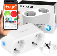 INTELIGENTNE GNIAZDKO WiFi SMART TUYA PODWÓJNE WATOMIERZ 16A PROGRAMATOR