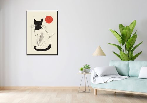 Plakat 70x100cm Czerwony Krąg na Arena.pl