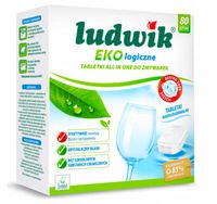 LUDWIK TABLETKI DO ZMYWARKI EKO 80 SZT ALL IN ONE EKOLOGICZNE