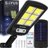 LAMPA SOLARNA LED OGRODOWA CZUJNIK RUCHU NA PILOTA