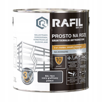 RAFIL PROSTO NA RDZĘ SZARY GRAFIT 7024 PÓŁMAT 2.5L