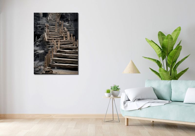 Obraz 70x100cm Schody do Nieznanego zdjęcie 2