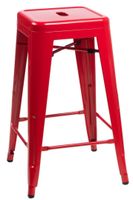 Hoker Paris 75cm. czerwony insp. Tolix