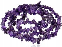 AMETYST PIĘKNY DŁUGI NASZYJNIK