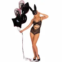 livco corsetti fashion kylssiam lc 90613 body czarne, koronka s/m l/xl