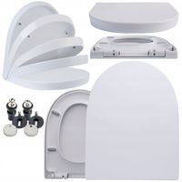 Deska Sedesowa Wolnoopadająca Uniwersalna Premium Duroplast Antybakteryjna