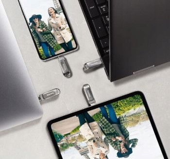 Metalowy Pendrive SANDISK ULTRA DUAL Drive LUXE USB-C 128GB 400MB/s na Arena.pl