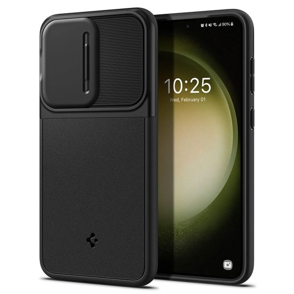 SPIGEN OPTIK ARMOR GALAXY S23 BLACK zdjęcie 1