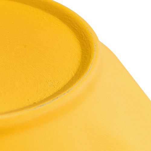 Doniczka osłonka ceramiczna kolor Żółty 18,5 cm H17 cm mat na Arena.pl