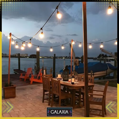 GIRLANDA ŚWIETLNA OGRODOWA 10m Żarówki 10 LED Zewnętrzna Lampki na Arena.pl