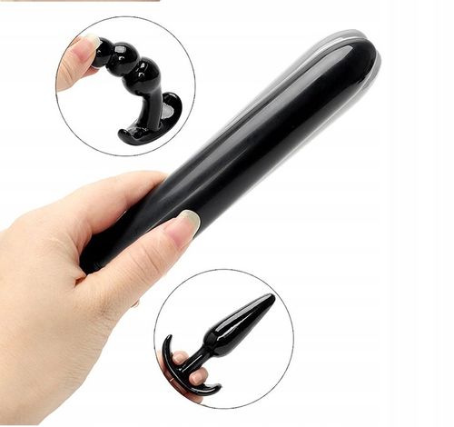 SEX ZESTAW KOREK ANALNY DILDO WIBRATOR SONDA 8el. na Arena.pl