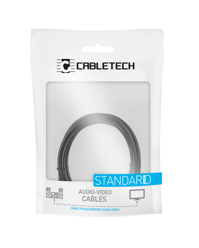 Kabel JACK 3.5 wtyk-gniazdo 1.8m Cabletech standard na Arena.pl