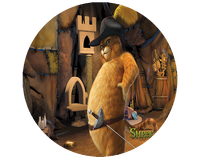 Opłatek na tort Shrek