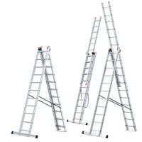 Drabina aluminiowa wielofunkcyjna 3x11 HIGHER na schody + GRATIS