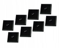 2X PODKŁADKI POD KOLCE HI-FI STALOWE 8SZT CZARNE 40x40 P17 HQ PREMIUM + FIL