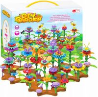Klocki kreatywne ogród ogródek kwiaty 11k