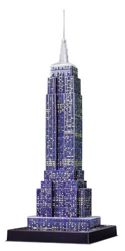 Ravensburger Puzzle 3D Empire State Building nocą na Arena.pl