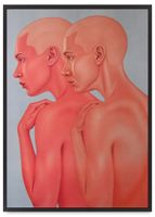 Plakat obrazy portrety postacie w ramce 21x30 cm w czarnej ramie