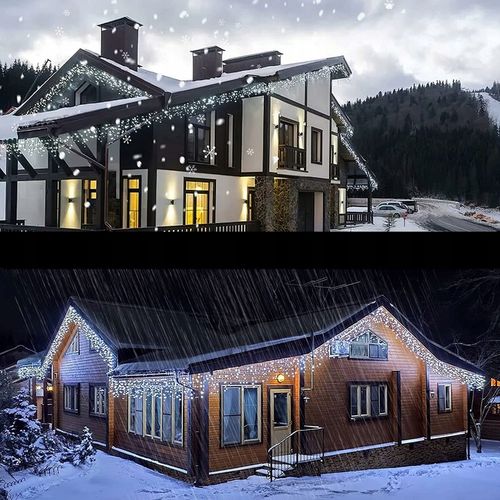 LAMPKI SOPLE ZEWNĘTRZNE CHOINKOWE 500 LED ŚWIATEŁKA ŚWIĄTECZNE +FLASH 22.5M na Arena.pl