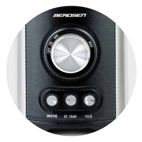 DUŻY BLENDER KIELICHOWY SZKLANY BERDSEN 800W CZARNY 1,5L na Arena.pl