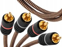 Kabel 2x RCA - 2x RCA PROSON Arctic 0.25m
