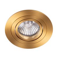 Lampa ledowa sufitowa Caro AZ5424 okrągła ruchoma złota