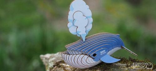 Wieloryb Płetwal Błękitny Eugy. Eko Układanka 3D na Arena.pl