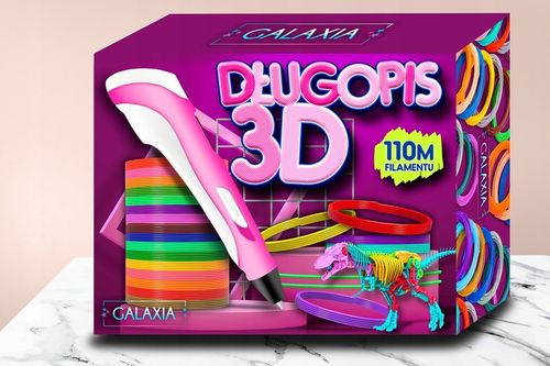 DŁUGOPIS 3D Dla Dzieci DRUKARKA 3 D PEN Zestaw i WKŁADY PLA 110 METRÓW na Arena.pl