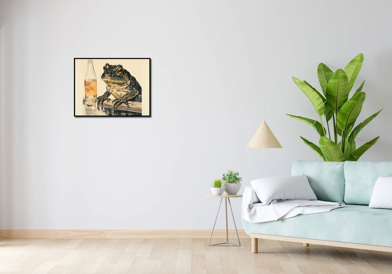 Plakat 65x50cm Refleksje Błotniaka zdjęcie 4