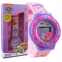 Zegarek Psi Patrol Różowy Dziecięcy Skye Everest Cyfrowy dla Dziewczynki