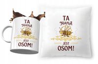 Zestaw Dla Niani Poduszka + Kubek Na Prezent Z Nadrukiem Ze Zdjęciem