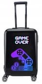WALIZKA GRA GAME OVER PAD GAMINGOWA CZARNA PODRÓŻNA DZIECI SZYFR