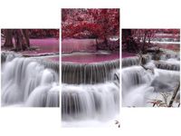 90X60CM OBRAZ WODOSPAD DONG PEE SUA TRZY OBRAZY