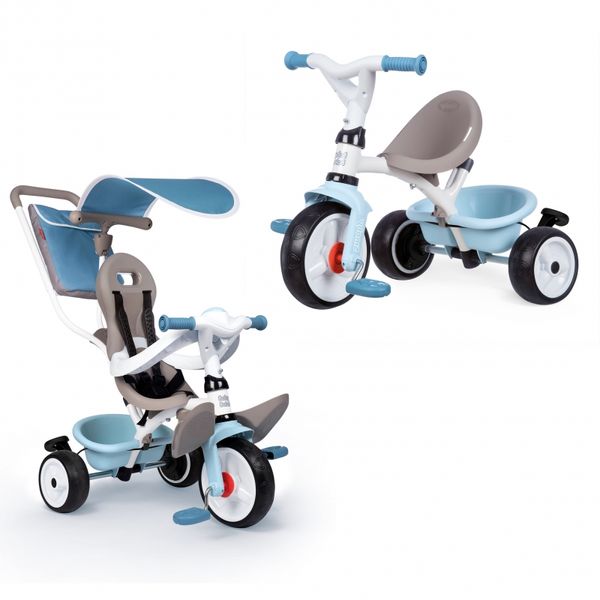 SMOBY Rowerek Trójkołowy Baby Balade plus Niebieski zdjęcie 9
