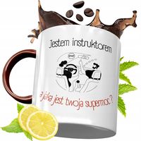 Kubek Bordowy Dla Instruktora Na Urodziny Prezent Z Nadrukiem Ze Zdjęciem