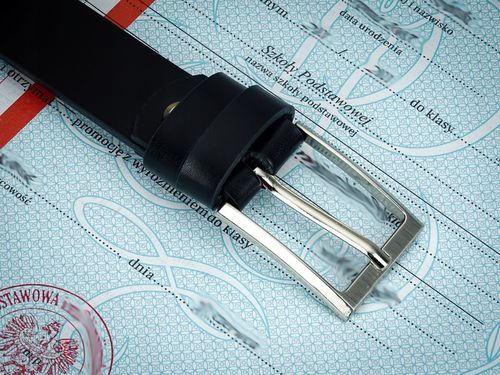 Pasek do spodni dla CHLOPCA komunijny skórzany na Arena.pl