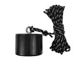 Kotwica, ciężarek powlekany z liną kotwiczną 20 metrów na ponton i łódź John Paddle 12KG